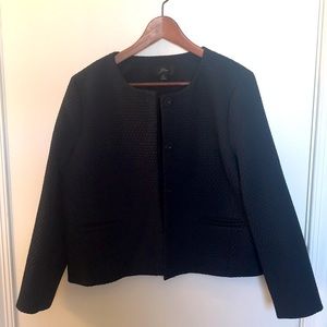 Womens J. Crew Navy Blazer with Buttons Size 14